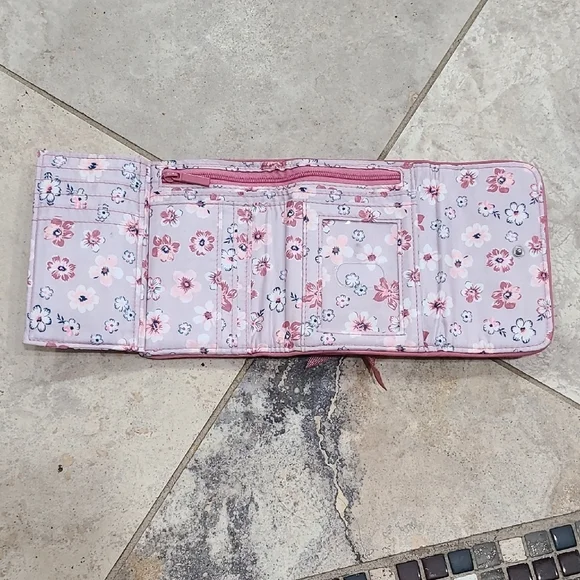 Vera Bradley Pink Quilted Wallet with Disney Characters RFID PROTECTION - Picture 5 of 14